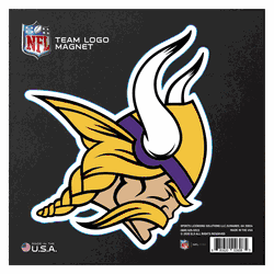 Minnesota Vikings Large Team Logo Magnet 10" (8.7329"x8.3078")