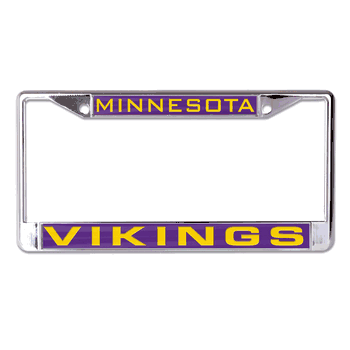 Minnesota Vikings License Plate Frame - Inlaid