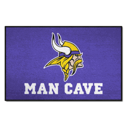 Minnesota Vikings Man Cave Starter Mat Accent Rug - 19in. x 30in.