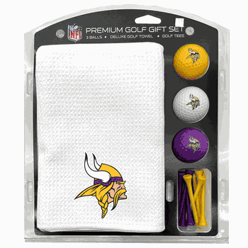 Minnesota Vikings Microfiber Towel Gift Set - 16 x 40 (White)