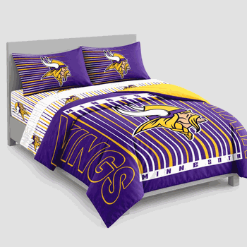 Minnesota Vikings Momentum Bed In A Bag Full