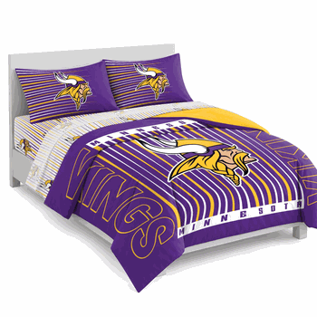 Minnesota Vikings Momentum Bed In A Bag Queen