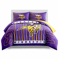 Minnesota Vikings Momentum Bedding Comforter Set F/Q