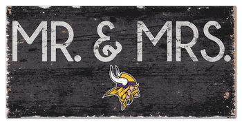 Minnesota Vikings Mr & Mrs Sign