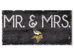 Minnesota Vikings Mr & Mrs Sign