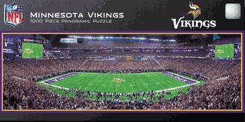 Minnesota Vikings NFL 1000pc Panoramic Puzzle
