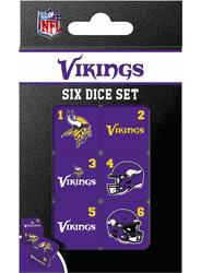 Minnesota Vikings NFL Dice Set