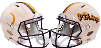 Minnesota Vikings NFL Full Size Authentic Speed Football Helmet RETRO