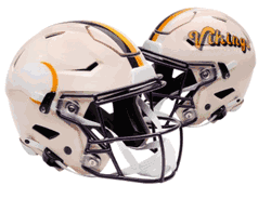 Minnesota Vikings NFL Full Size SPEEDFLEX Authentic Speed Football Helmet RETRO