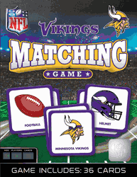 Minnesota Vikings NFL Matching Game
