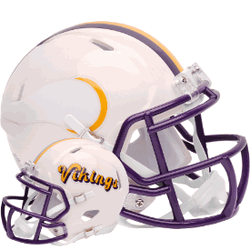 Minnesota Vikings NFL Mini Speed Football Helmet RETRO