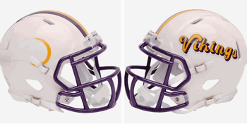 Minnesota Vikings NFL Mini Speed Football Helmet RETRO