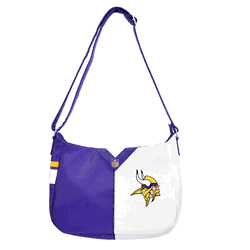 Minnesota Vikings Pebble Split Hobo Shoulder Bag