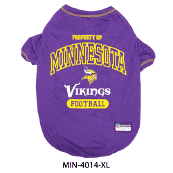 Minnesota Vikings Pet Tee Shirt X-Large