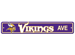 Minnesota Vikings Plastic Street Sign