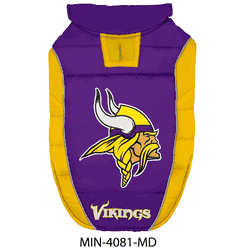 Minnesota Vikings Puffer Vest - Medium