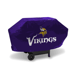 Minnesota Vikings Purple Deluxe Vinyl Grill Cover - 68" Wide/Heavy Duty/Velcro Staps
