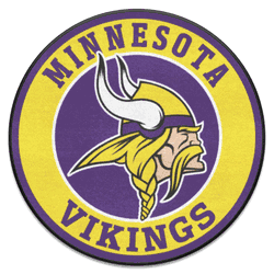 Minnesota Vikings Roundel Rug - 27in. Diameter