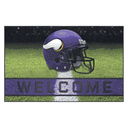 Minnesota Vikings Rubber Door Mat - 18in. x 30in.
