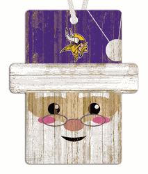 Minnesota Vikings Santa Ornament