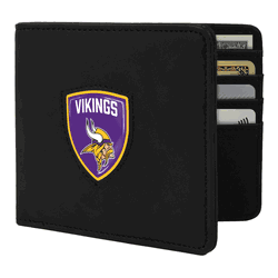 Minnesota Vikings Shield Wallet - Black