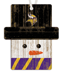 Minnesota Vikings Snowman Ornament