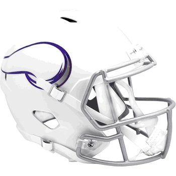 Minnesota Vikings Speed Full Size Authentic Football Helmet 2024 Winter Warrior Alternate