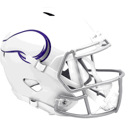 Minnesota Vikings Speed Full Size Replica Football Helmet 2024 Winter Warrior Alternate