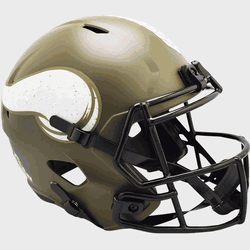 Minnesota Vikings Speed Replica Full Size Football Helmet SALUTE TO SERVICE