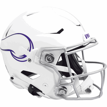 Minnesota Vikings SpeedFlex Full Size Authentic Football Helmet 2024 Winter Warrior Alternate