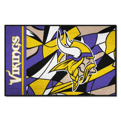 Minnesota Vikings Starter Mat XFIT Design - 19in x 30in Accent Rug