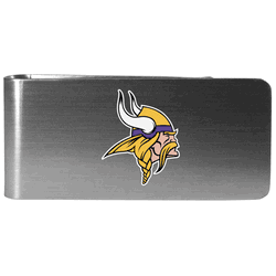 Minnesota Vikings Steel Money Clip, Logo