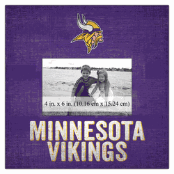 Minnesota Vikings Team Name 10"x10" Picture Frame