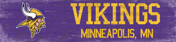 Minnesota Vikings Team Name Sign