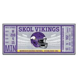 Minnesota Vikings Ticket Runner Rug - 30in. x 72in.