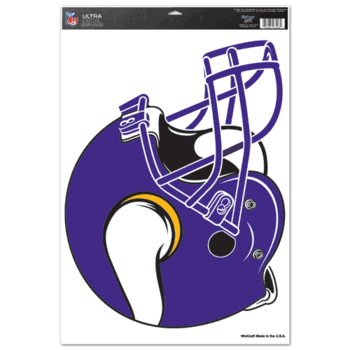 Minnesota Vikings Ultra Decal 11in x 17in Helmet