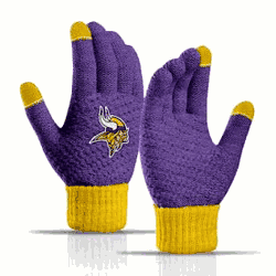Minnesota Vikings Waffle Knit Glove