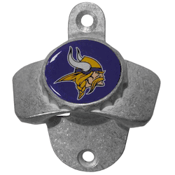 Minnesota Vikings Wall Mounted Bottle Opener