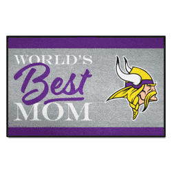 Minnesota Vikings World's Best Mom Starter Mat Accent Rug - 19in. x 30in.