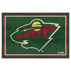 Minnesota Wild 5ft. x 8 ft. Plush Area Rug