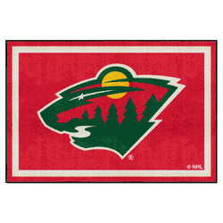 Minnesota Wild 5ft. x 8 ft. Plush Area Rug