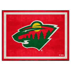 Minnesota Wild 8ft. x 10 ft. Plush Area Rug