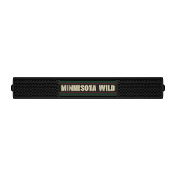 Minnesota Wild Bar Drink Mat - 3.25in. x 24in.