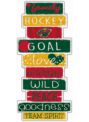 Minnesota Wild Celebrations Stack 24" Sign