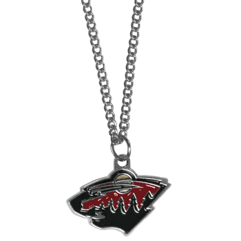 Minnesota Wild Chain Necklace with Small Charm