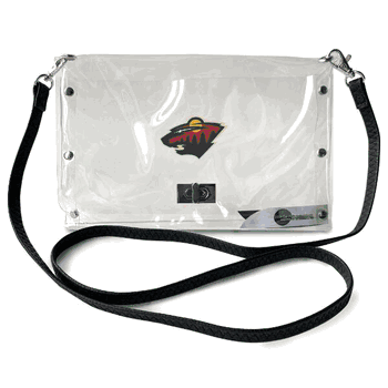 Minnesota Wild Clear Envelope Purse STRAP