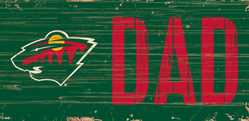 Minnesota Wild DAD 6x12 Sign