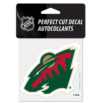 Minnesota Wild Decal 4x4 Perfect Cut Color