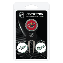 Minnesota Wild Divot Tool Pack - Signature tool w/ 3 markers