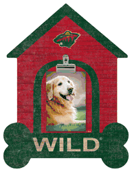 Minnesota Wild Dog Bone House Clip Frame